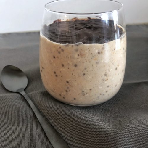 Snickers overnight oats